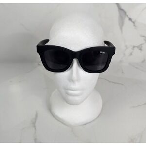 QUAY Australia After Hours Polarized Sunglasses Black Matte Oversized
